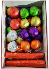 Конфеты Грильяж кедровый АССОРТИ / шоу-бокс / 503 гр / ТМ Дико Вкусно