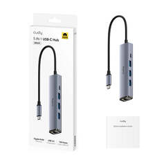 Cudy - Концентратор USB-C 5 в 1 с гигабитным портом Ethernet UH605