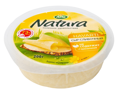 Сыр Арла Натура сливочный цилиндр 45% 200г, шт