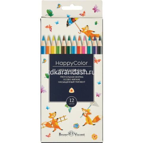 Карандаши 12 цветов 