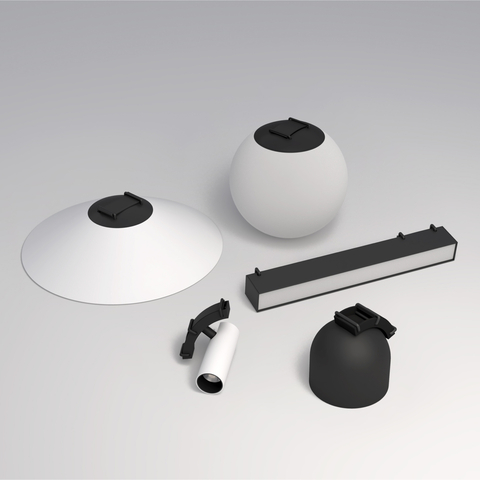 Трековый светильник Denkirs Belty Spot DK5546-BW+BK