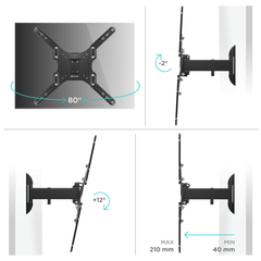 Кронштейн для телевизора Onkron M2 черный 26