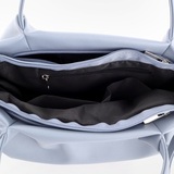 Сумка Саломея 334 гладкий серо-голубой