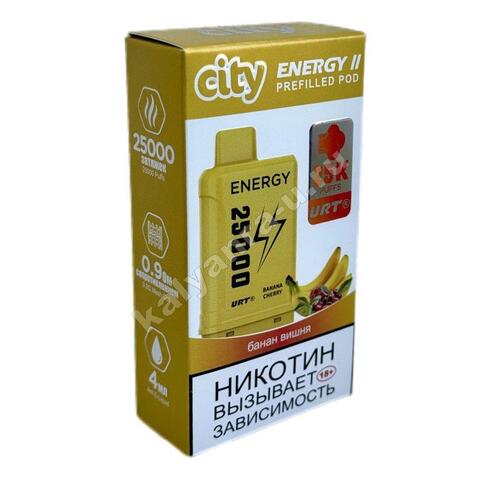 Картридж City Energy 2 - Банан Вишня 25000 затяжек