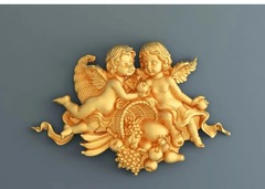 Силиконовый молд Ангелы № 776