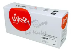 Картридж Sakura Q6003A (124A) для HP, пурпурный, 2000 к.