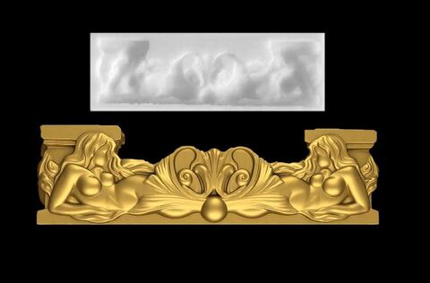 Силиконовый молд № 0529 Русалки-1