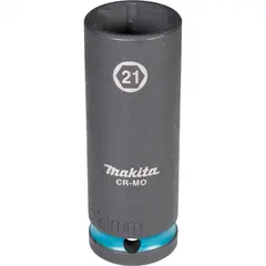 Ударная удлиненная торцовая головка 21x81,5 мм Impact Black 1/2