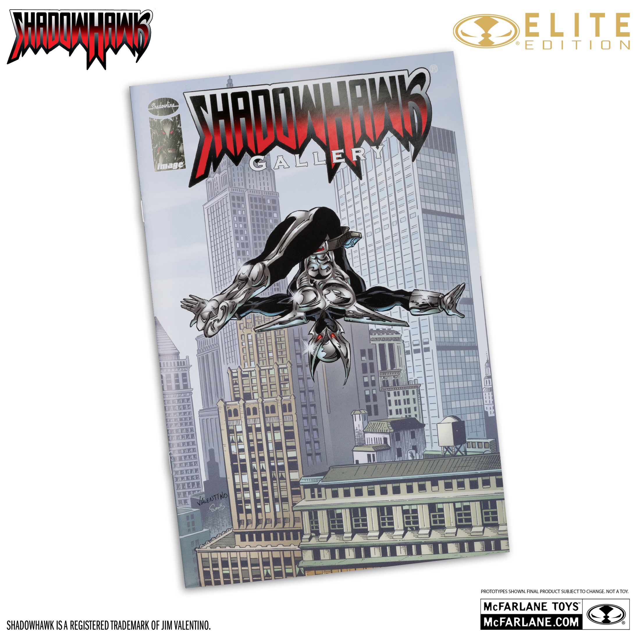 Фигурка Темный Ястреб из комикса ShadowHawk McFarlane Elite Edition