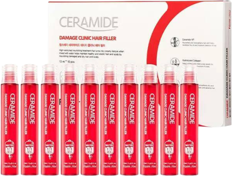 Farmstay Ceramide Damage Clinic Hair Filler Филлер для поврежденных волос восстанавливающий с церамидами