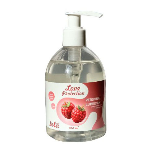 Лубрикант на водной основе с ароматом Малины Lola Games Love Protection Raspberry 300мл