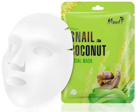 Тканевая маска для лица Belov Moods Snail Coconut Facial Mask, 38 гр