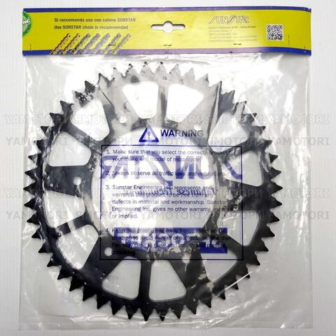 Звезда задняя Sunstar 5-3559-50BK (алюм) JTR210 JTA210 Honda CRF CR XR