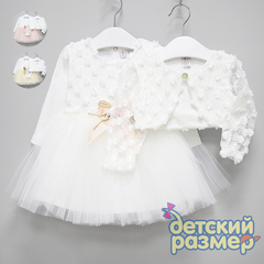 Платье с болеро (брошь)