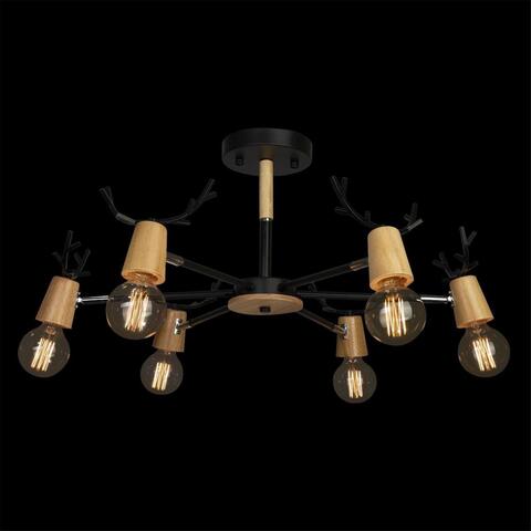 Люстра на штанге Loft It SVEN 10024/6 Black