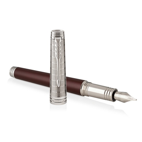 Ручка перьевая Parker Premier, Crimson Red RT, F (1972062)