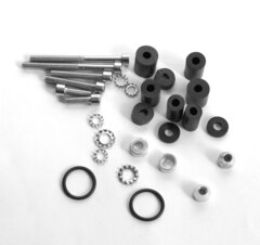 Грузики руля универсальные серебристые R-14