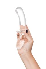 Прозрачный двусторонний стеклянный фаллоимитатор Satisfyer Double Crystal - 19,5 см. - 