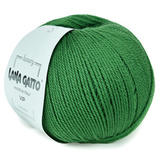 Пряжа Lana Gatto VIP 14603 яркая зелень