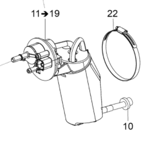 Насос топливный оригинальный BRP 513033694/513033587/513033646 (600-900 ACE)