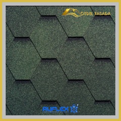 Гибкая черепица Ruflex Sota R-S-2 Тайга 3 м2/уп.