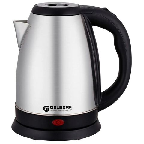 Чайник электрический Gelberk, GL-302, 1.8 л, 1500 Вт, ск нагр элем, нерж