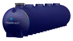 Подземно-наземная ёмкость 50 м3 (PT 50) Тингард 50000 л. горизонтальный (13390x2400x2590см;2500кг;синяя) - арт.553992