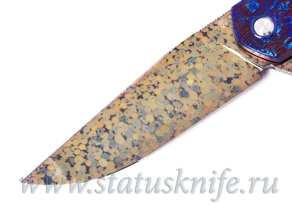 Нож Чебуркова Касатка Whale Custom Ti DRAGONSKIN Bertie Rietveld