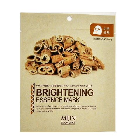 Mijin Cosmetics Маска тканевая для лица осветляющая Brightening Essence Mask