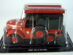 GAZ-69 PMG-20 Fire Engine USSR 1:43 DeAgostini Service Vehicle #3