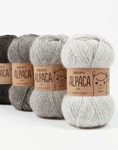 Пряжа Alpaca Mix ,50г, 167м, 100%альпака (цена за упаковку)