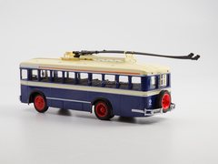 LK-1 first Soviet trolleybus blue-beige 1:43 Modimio Our Buses #24