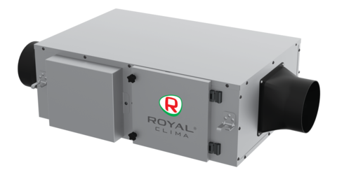 Приточная вентиляционная установка ROYAL Clima VENTO RCV-900 + EH-2800 (1-фазный)