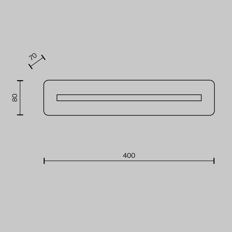 Настенный светодиодный светильник Maytoni Albatre MOD366WL-L9BS3K