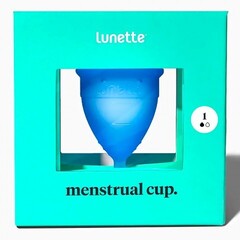 Менструальная чаша Lunette размер 1, синяя