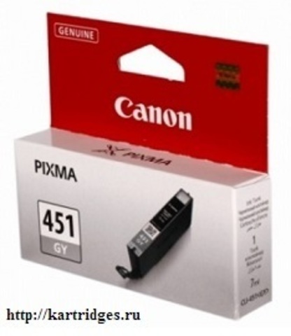 Картридж Canon CLI-451XL GY / 6476B001