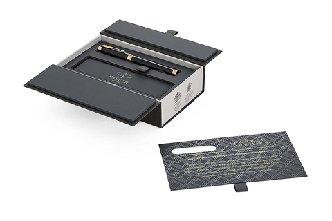 Ручка перьевая Parker Premier, Black GT, F (1931409)