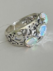 Джельфа-опал (кольцо  из серебра)