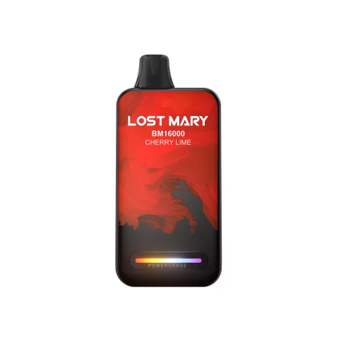 Одноразовый LOST MARY BM16000 - Вишня Лайм до 16000 затяжек