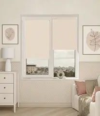 Рулонные шторы блэкаут Болид Крем