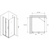 Abber Zart AG08100P-S91 Душевой уголок, 100x90x195, цвет: хром