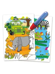 Многоразовая раскраска Сафари GALT