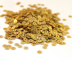 Пайетки плоские 4 мм. Giallo Rigato (2060)