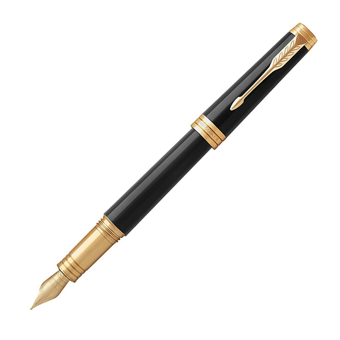 Ручка перьевая Parker Premier, Black GT, F (1931409)