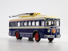 LK-1 first Soviet trolleybus blue-beige 1:43 Modimio Our Buses #24