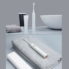 Зубная щетка электрическая Xiaomi Soocas X3U White Limited Edition Facial (с насадкой для чистки лица) (Белый, подарочная упаковка)