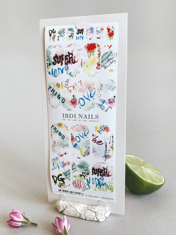 Пленки для маникюра IBDI NAILS 12 SPLASH GRAFFITI