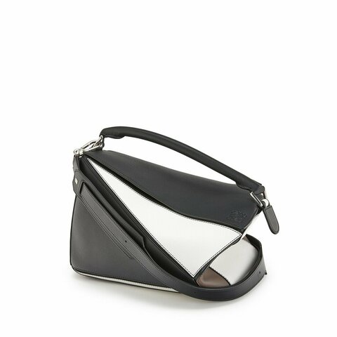 Сумка Loewe Puzzle Small Bag Black/taupe