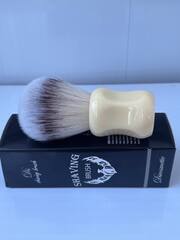 Помазок для бритья Dscosmetic T4 синтетика белая ручка