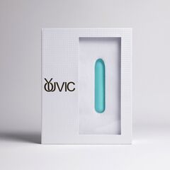 Бирюзовая перезаряжаемая вибропуля Youvic - 